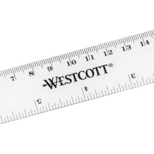 WESTCOTT  Kunststofflineal          20cm