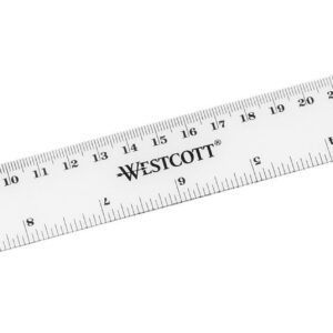 WESTCOTT  Kunststofflineal          30cm