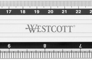 WESTCOTT  Aluminium Lineal          40cm