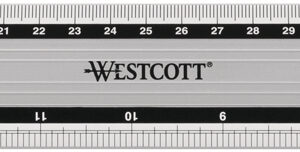 WESTCOTT  Aluminium Lineal          50cm