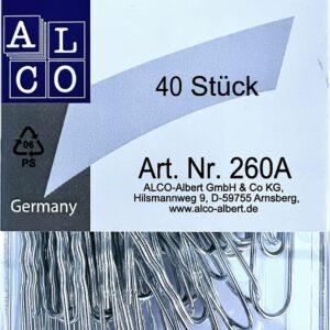 ALCO      Büroklammern              50mm