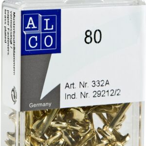 ALCO      Musterbeutel-Klammern  3/17 mm