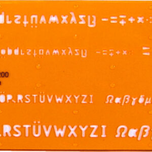 RUMOLD    Fineliner-Schriftschablone