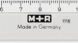 M+R       Schullineal,schmal        16cm