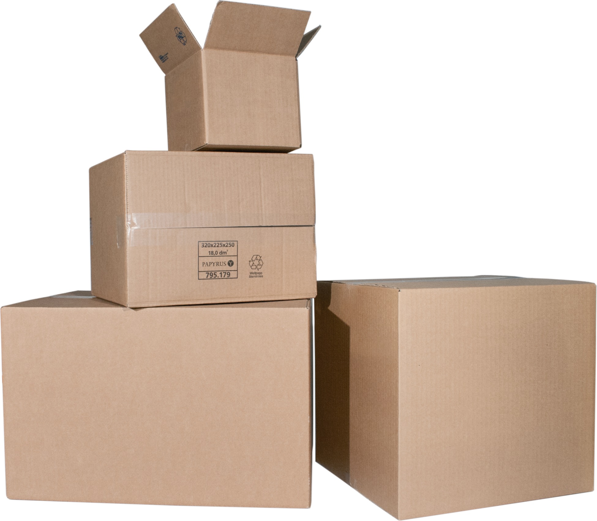 COLOMPAC Faltboxen 0201 braun 3mm