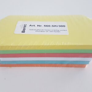 BEREC     Karten 6-farbig ass.