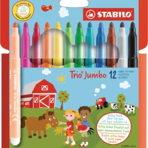 STABILO   Fasermaler Trio Jumbo      3mm