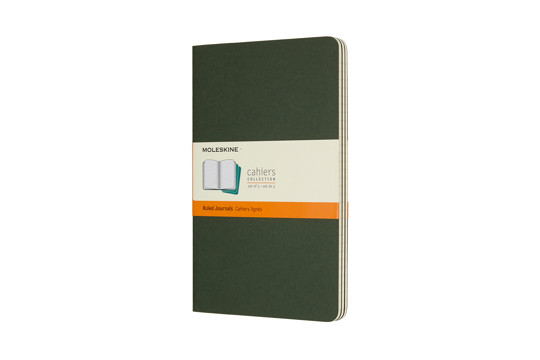 MOLESKINE Cahier L/A5, 3x, Liniert