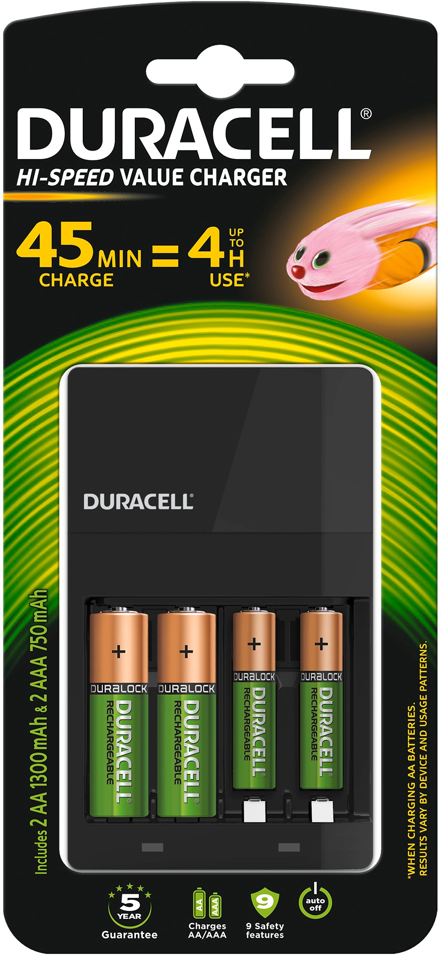 DURACELL Ladegerät CEF14