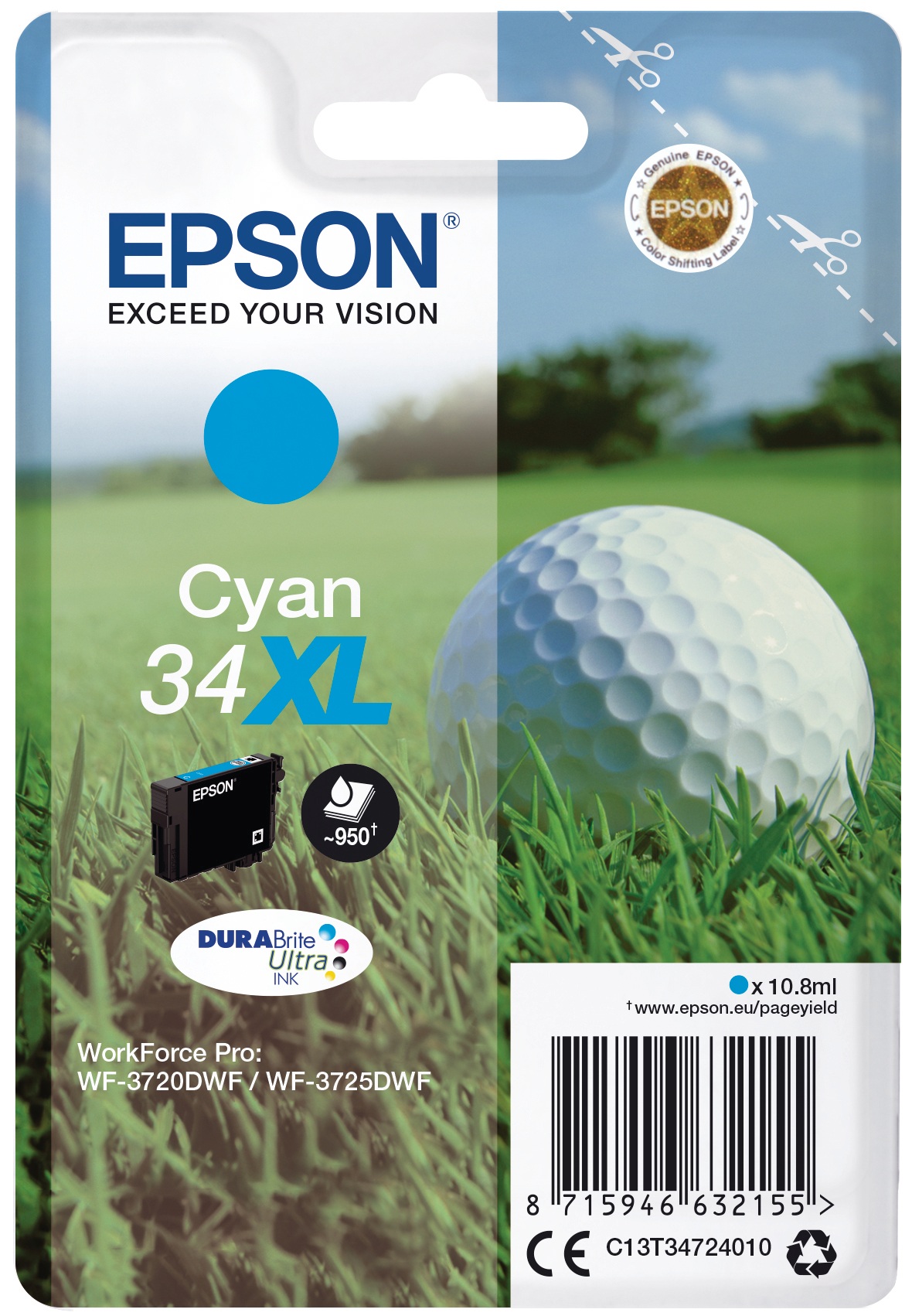 EPSON Tintenpatrone XL cyan