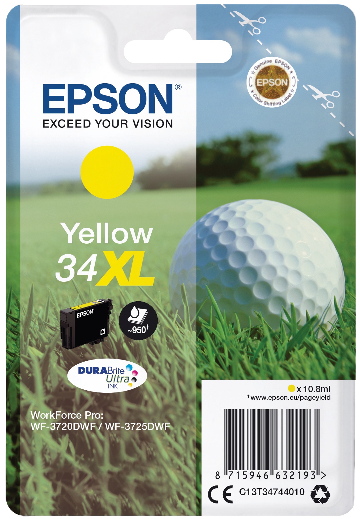 EPSON Tintenpatrone XL yellow
