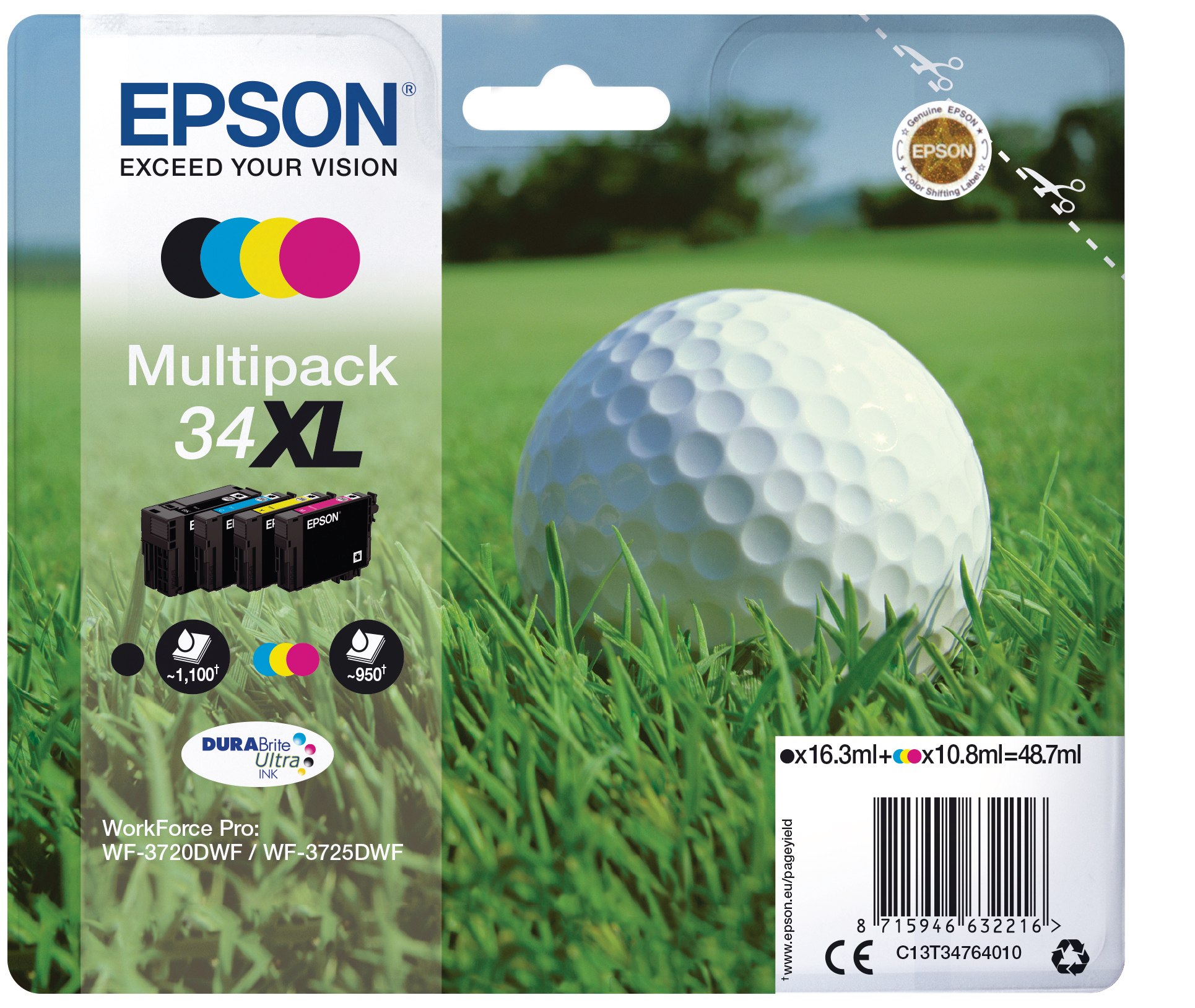 EPSON Multipack Tinte XL CMYBK