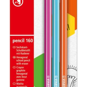 STABILO   Bleistift 160 mit Gummi     HB