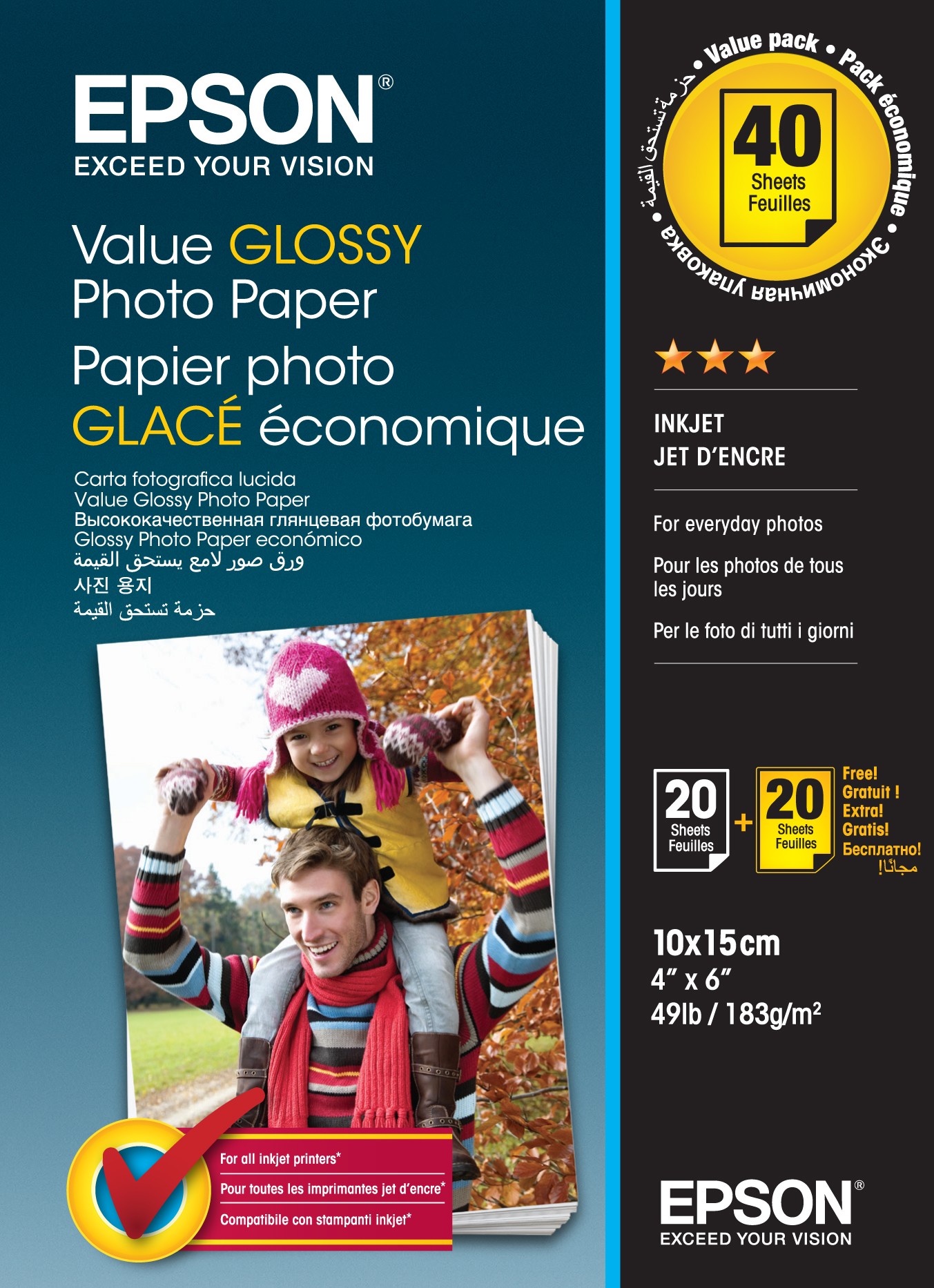 EPSON Value Photo Paper 10x15cm