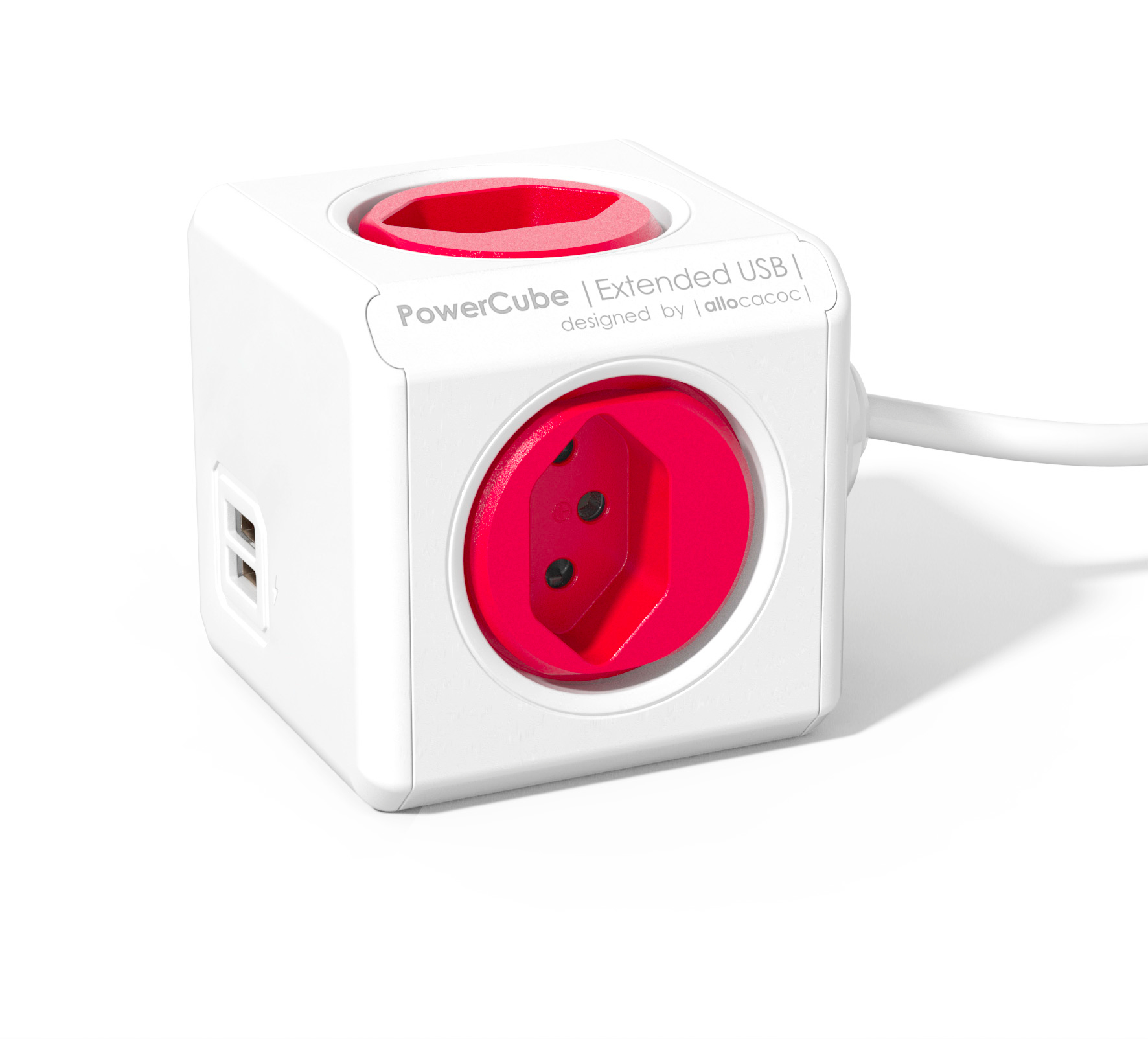 POWERC Socket extend red