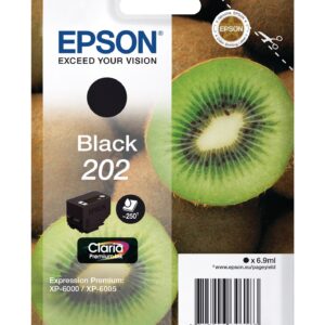 EPSON     Tintenpatrone 202      schwarz