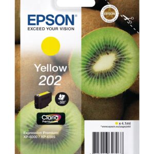 EPSON     Tintenpatrone 202       yellow