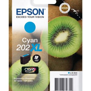 EPSON     Tintenpatrone 202XL       cyan