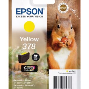 EPSON     Tintenpatrone 378       yellow