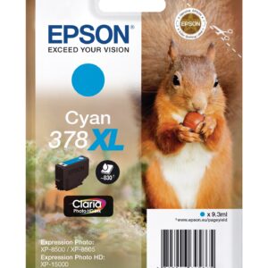 EPSON     Tintenpatrone 378XL       cyan
