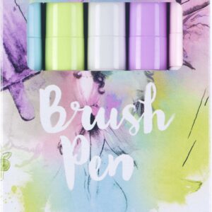Brushpen 5er Set pastel