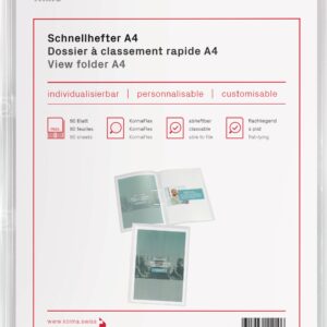 Schnellhefter Vario A4 transp.