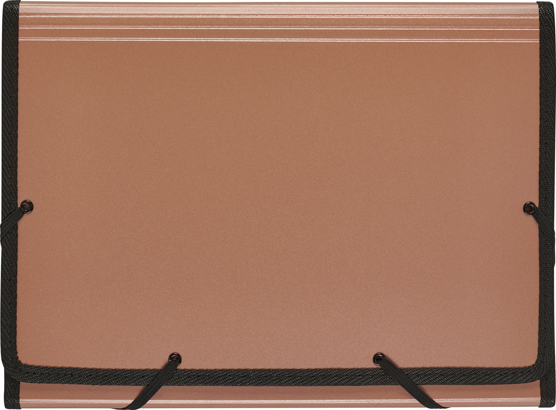 Fächermappe Colours A4 bronze