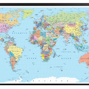 Schreibunterlage Welt-Karte 50x34