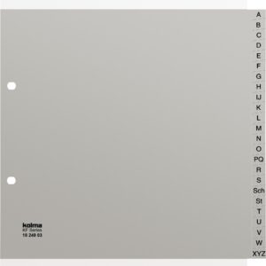 Reg.Kolmaflex teild.A4/A-Z/24t grau