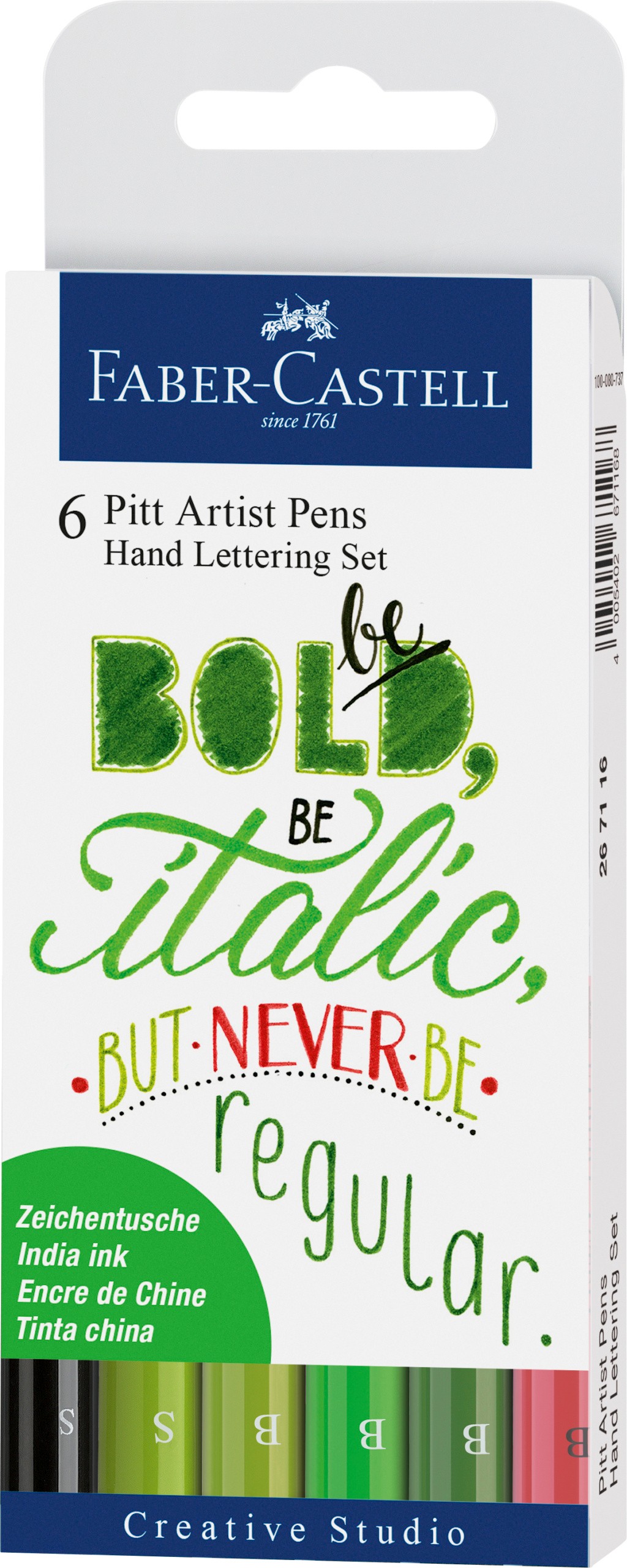 Pitt Artist Pen Handlettering 6er-Etui