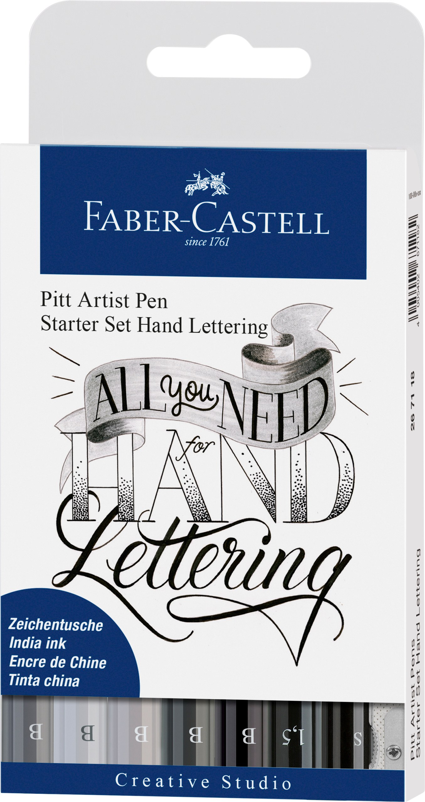 Pitt Artist Pen Handlettering 8er-Etui