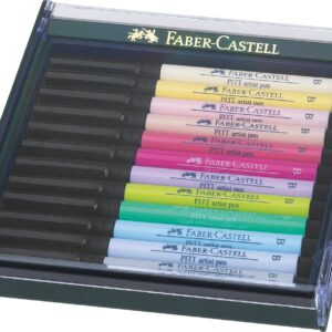 Pitt Artist Pen, 12er Set Pastellfarben