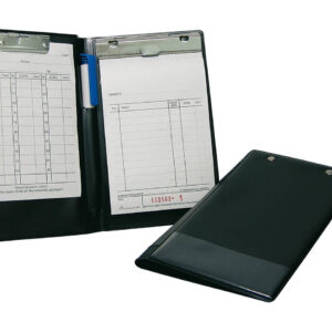 Kassenblockhülle A6 schwarz