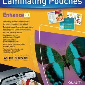 FELLOWES  Laminierfolien Enhance 80g A3