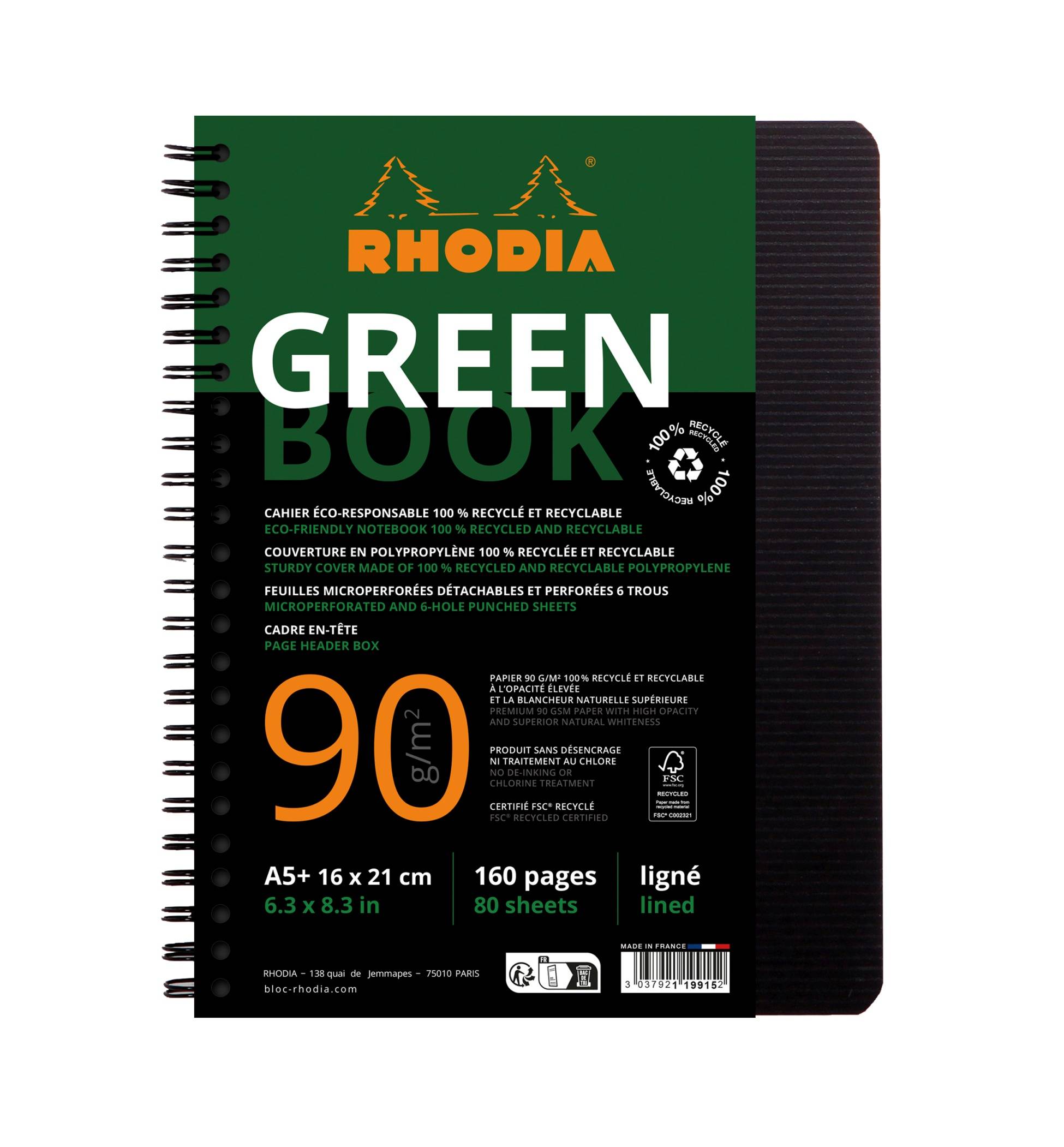 RHODIA Greenbook Notizbuch A5