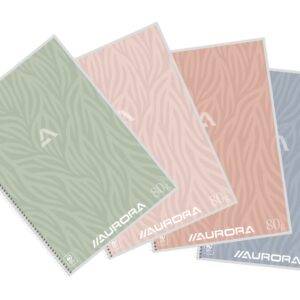 AURORA Spiralheft A4