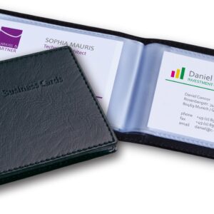 Visitenkarten-Mappe Lederoptik