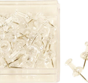 Pinnwandnadeln transparent