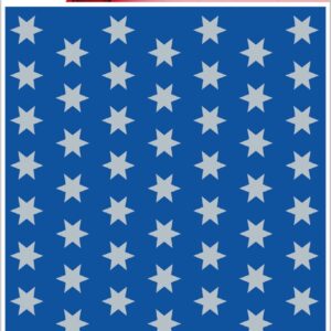 W'Sticker Dec.Sterne 8mm silber