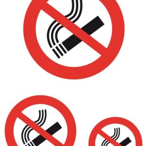 Herma Hinweisetiketten "rauchen verboten"