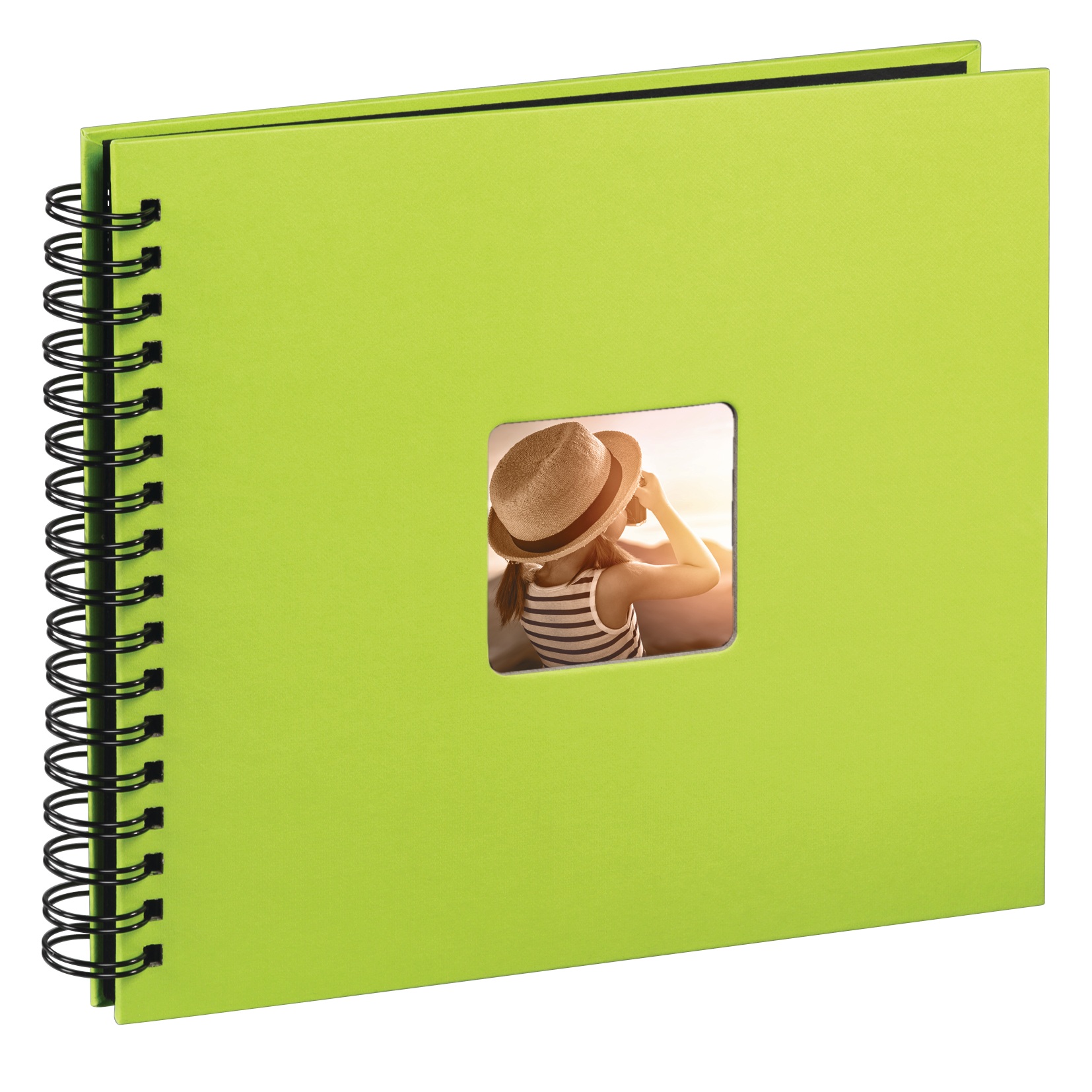 Spiralalbuch Fine Art kiwi 28x24cm