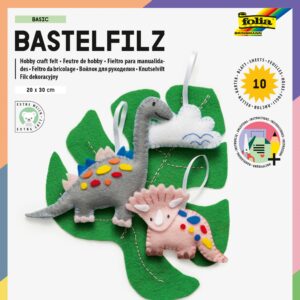 Filz 10 Farben ass.20x30cm 150g