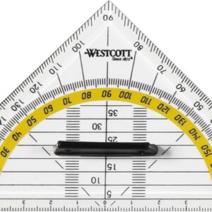 Westcott Geodreieck 14cm mit Griff