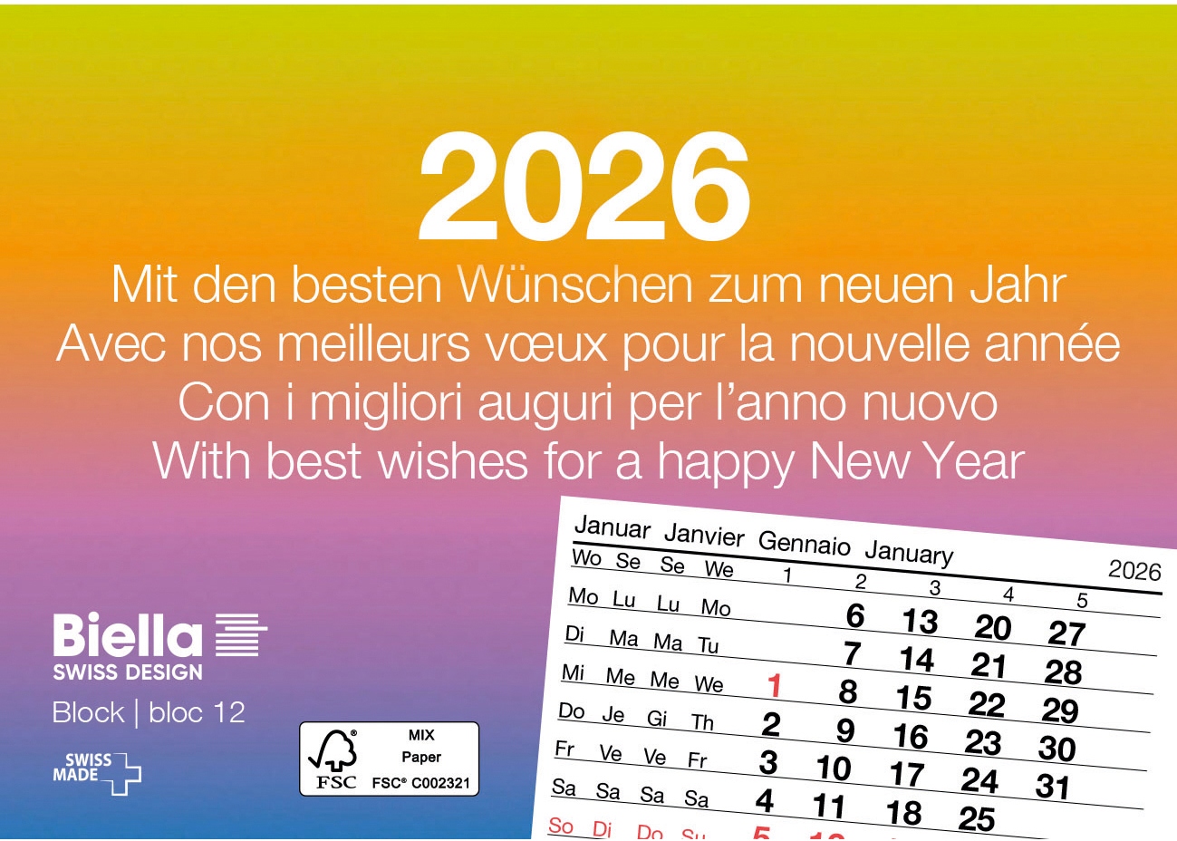 Monatsblock 12 quer 11x7.7