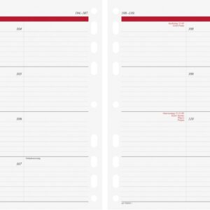 Wochenkalender Timing 1 1W/2S