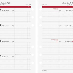 Wochenkalender Timing 2 1W/2S