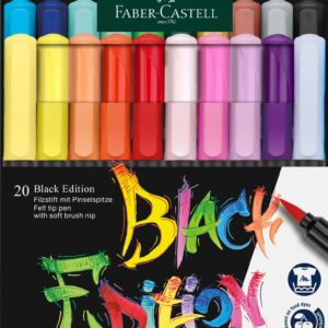Black Edition Brush Pens Pastell 20er