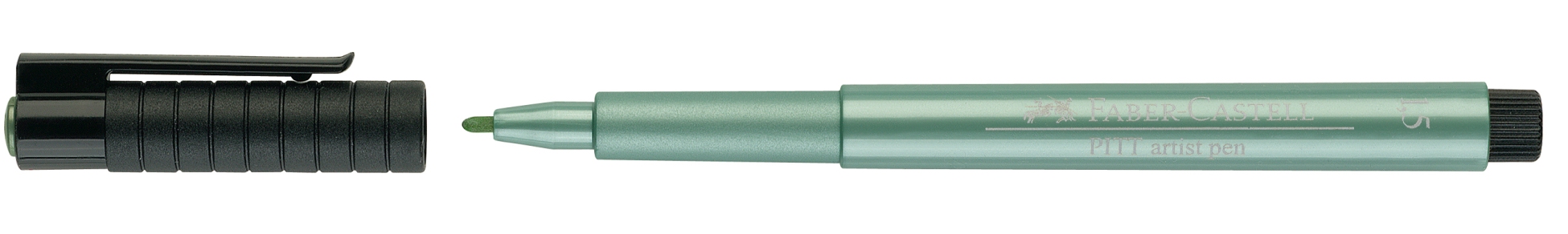 Pitt Artist Pen grün metallic M