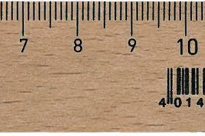 STABILO Holzlineal mit Stahleinlage 17cm