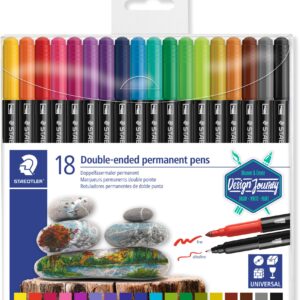Staedtler Fasermaler permanent 18er